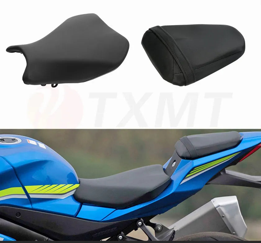 PU leather seat cover bag for Suzuki GSXR1000 motorcycle front and rear seats