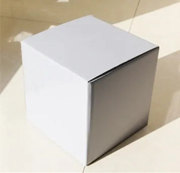 Square packaging box carton with three-floor internal structure and B corrugated cardboard construction