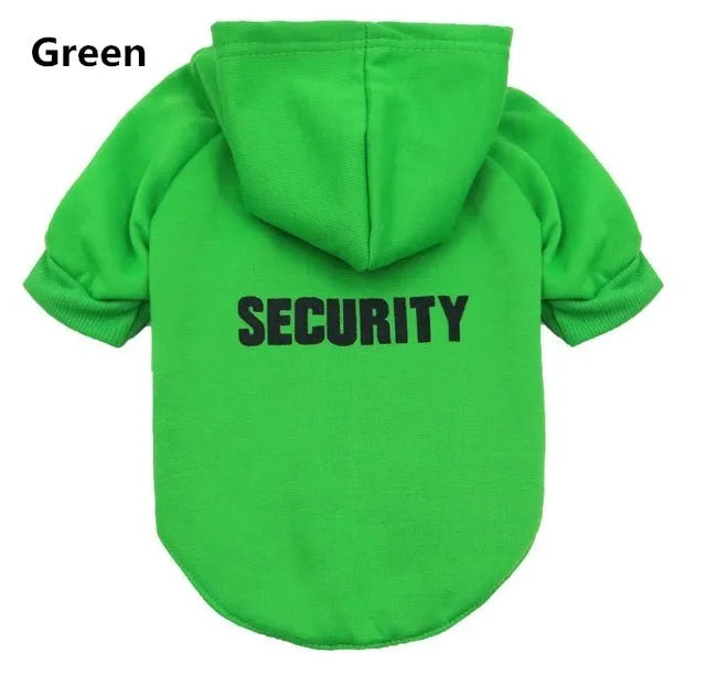 Fleece pet sweater for small dogs in gray with security fit for winter walks