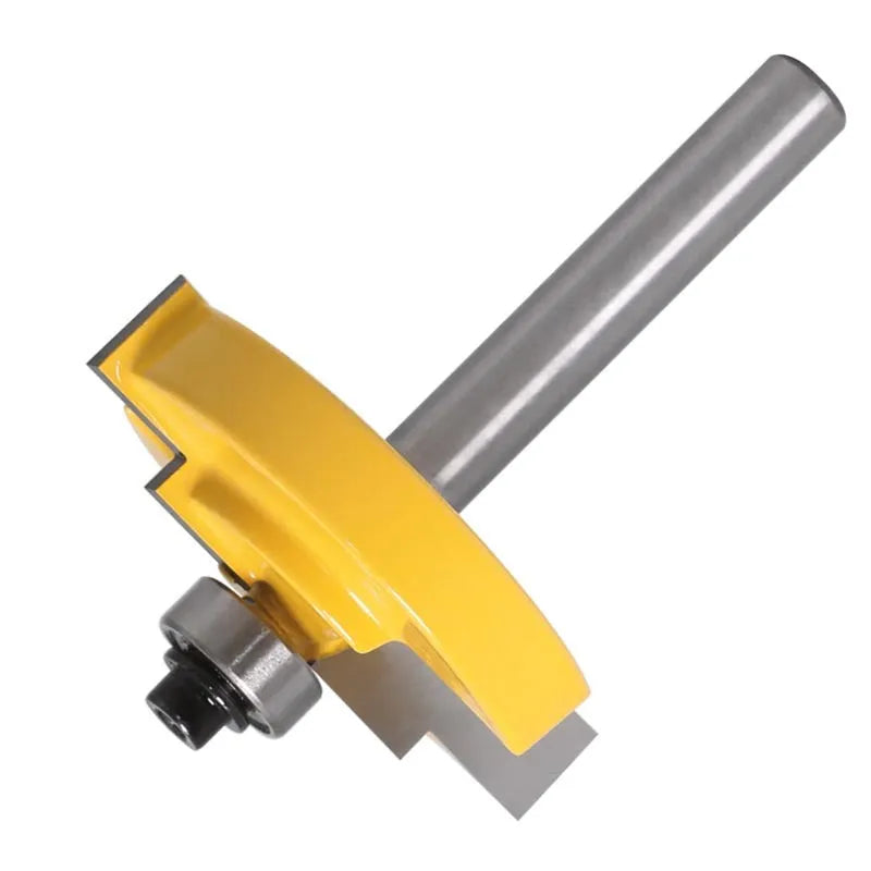 Carbide woodworking step cutter for window and door frames with 8mm shank and 47.62mm cutting diameter