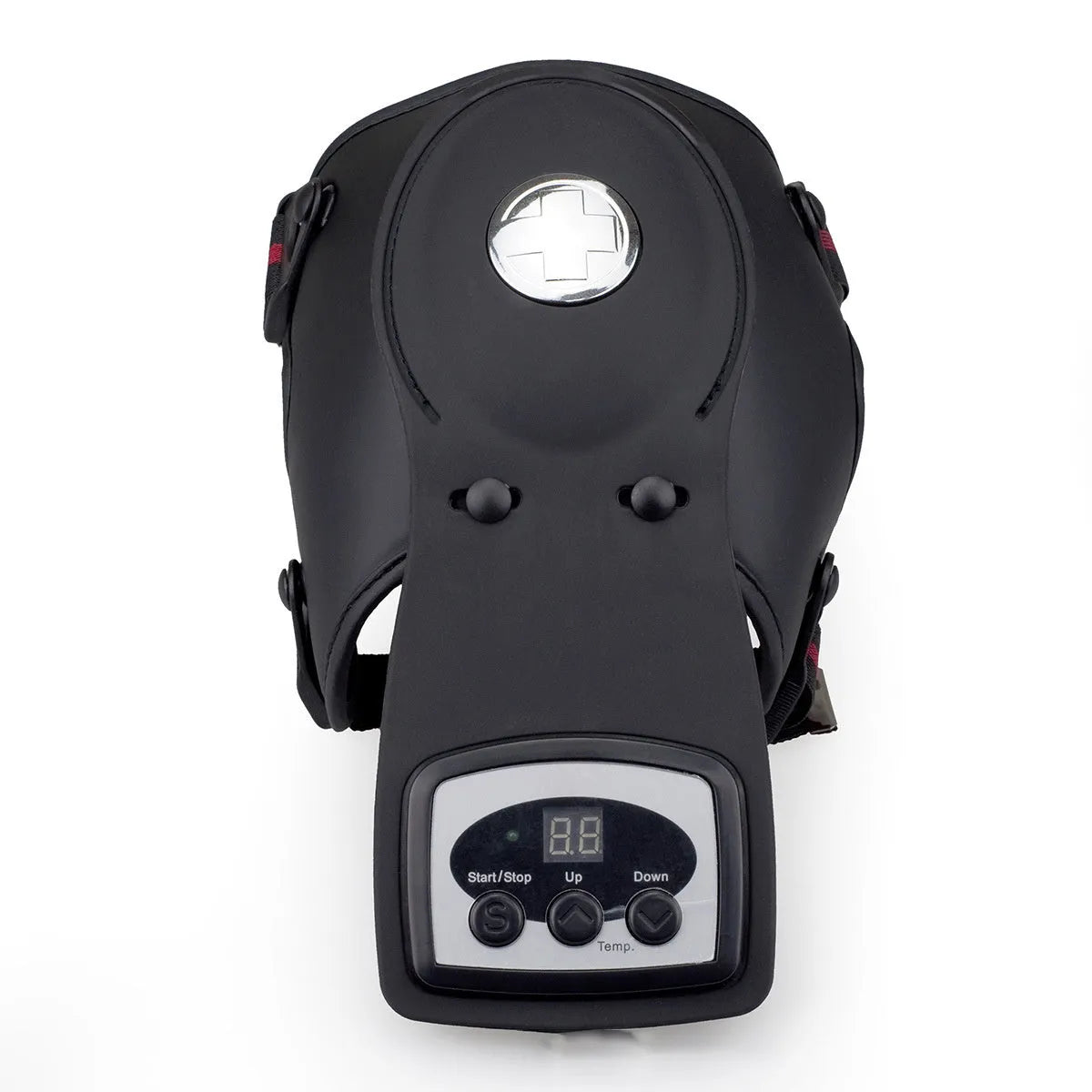 Knee and joint massager with infrared heat therapy, adjustable temperature control 45-65℃, includes knee and shoulder pads