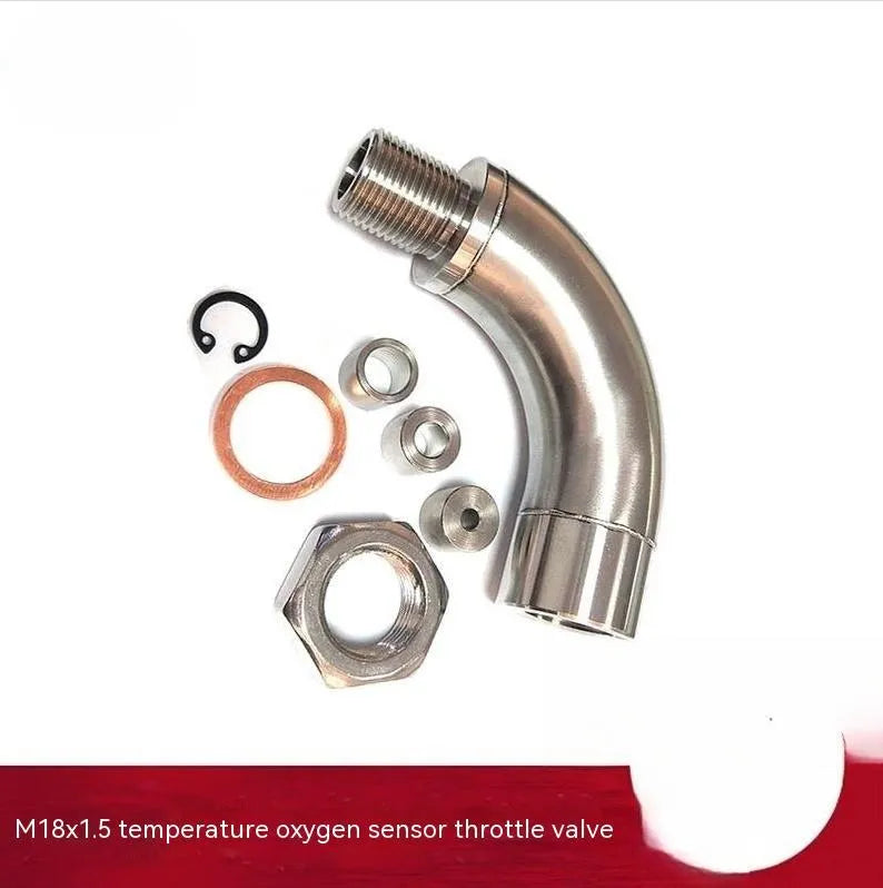 Car M18x1.5 temperature sensor adapter and flow cross-over valve fitting
