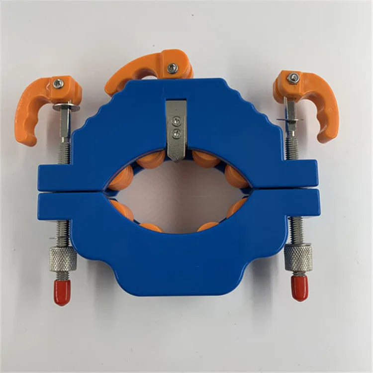 Yellow bottle cutter tool for cutting glass bottles from 50mm to 120mm diameter for DIY crafts