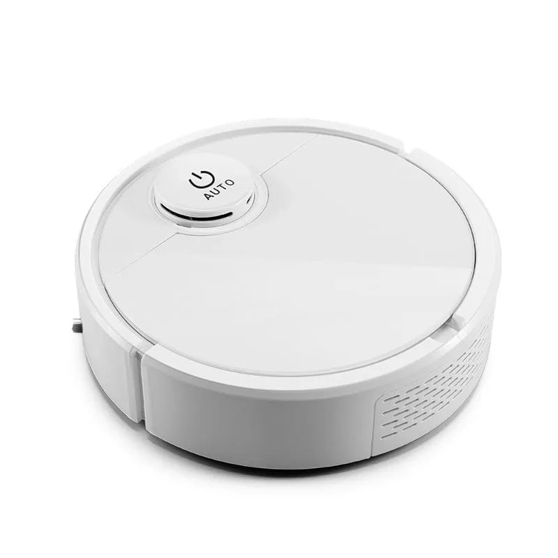 Automatic floor sweeping robot with compact design for home cleaning