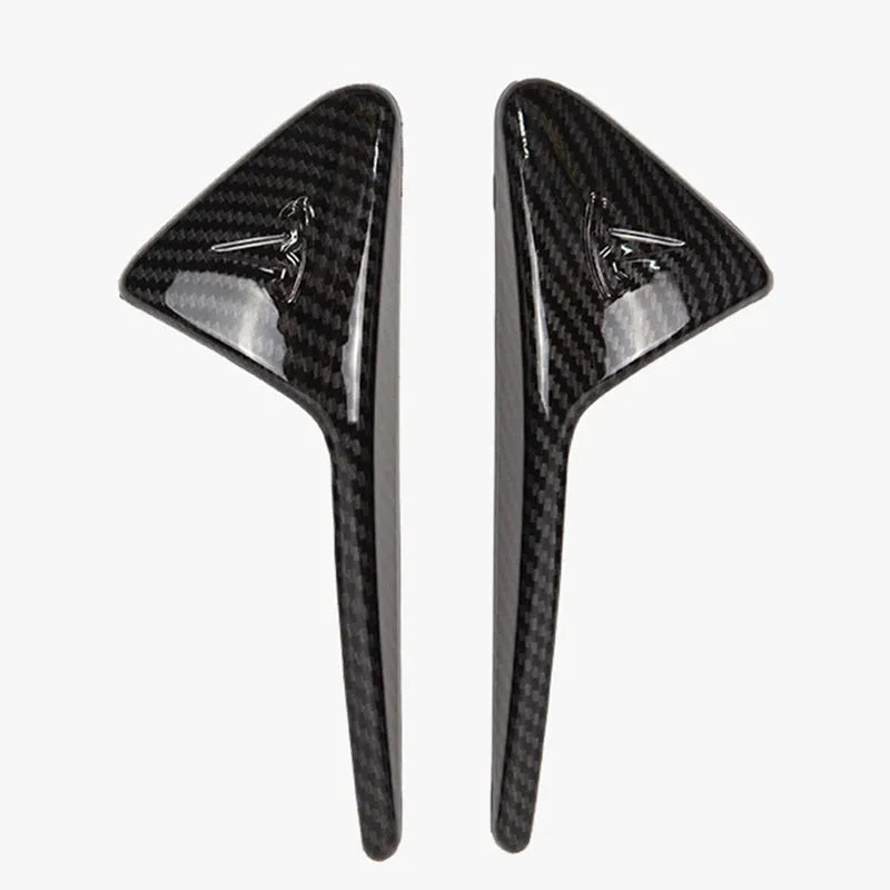 Tesla Model 3 XS side camera protection shell in matte black finish two pieces
