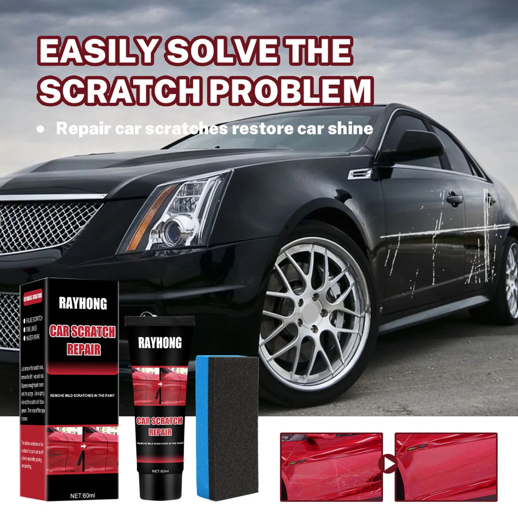 60ml car scratch repair wax set with polishing pad for automotive lacquer paint maintenance