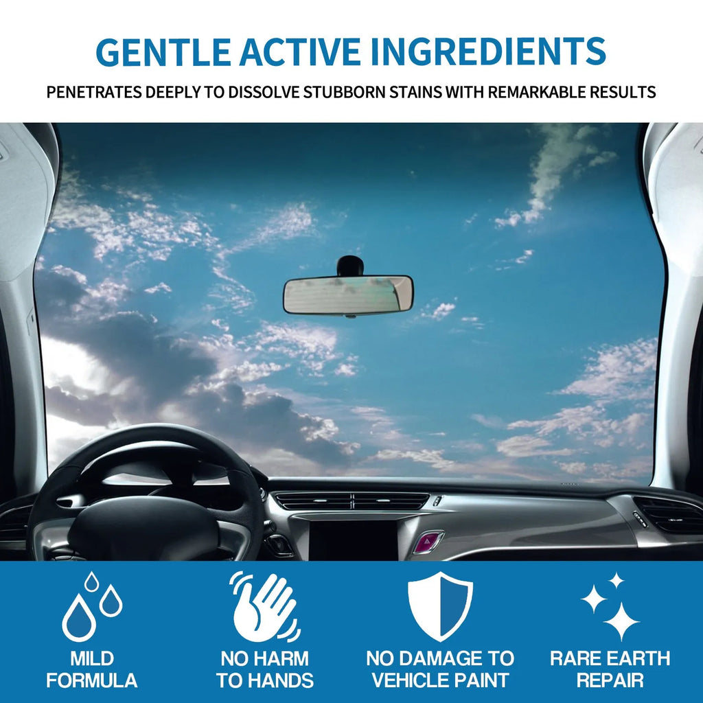100ml car foam cleaning agent bottle for seat stains and maintenance