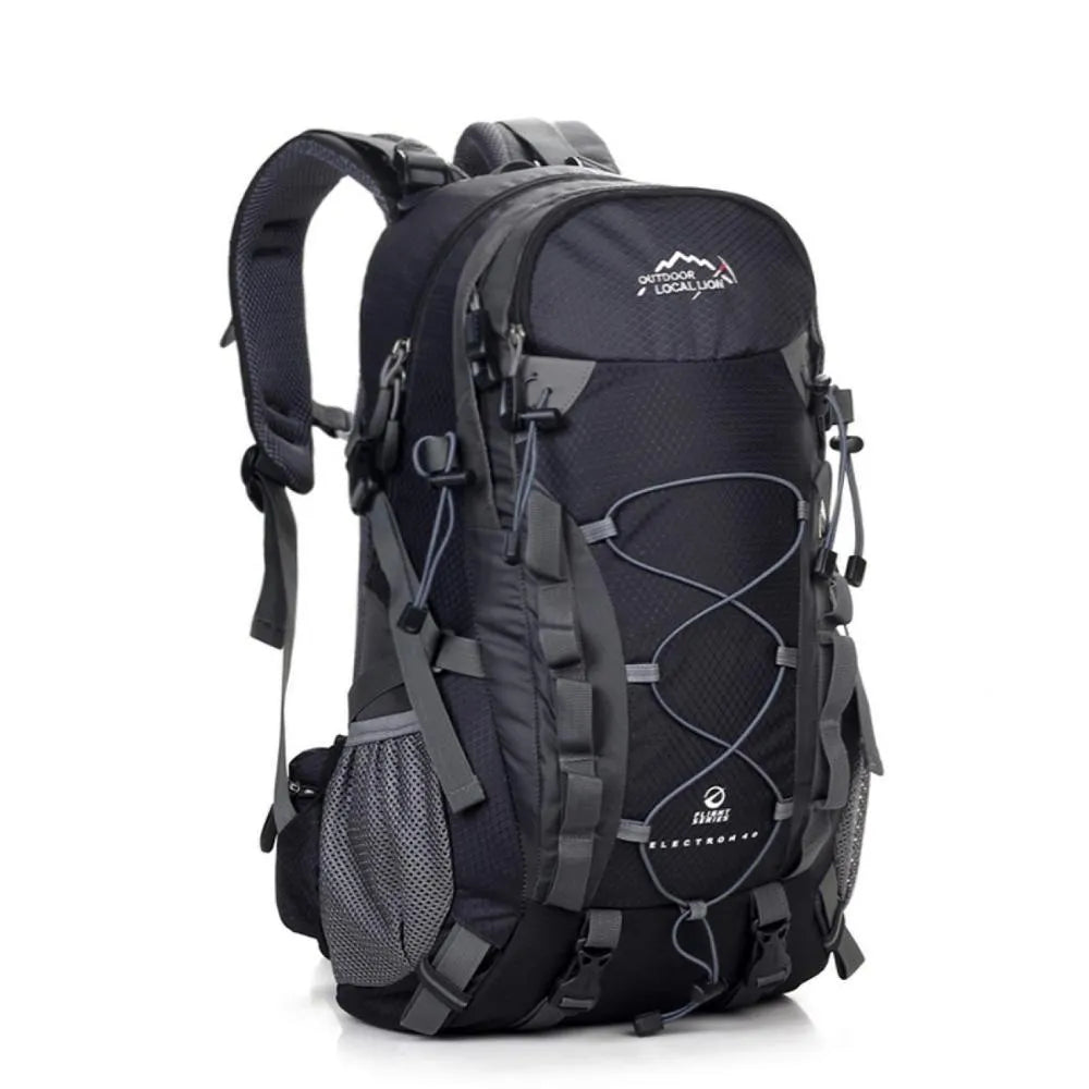 Polyester leisure backpack in green colour with 20-35 litre capacity for outdoor activities