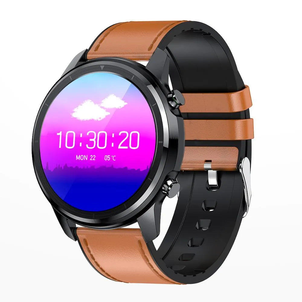 LEMFO LF26 smart bracelet with 1.3-inch screen showing touch and button controls