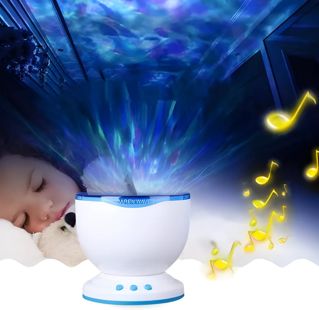 Blue ocean LED projection lamp for children's puzzle rooms with DLP trapezoidal correction technology