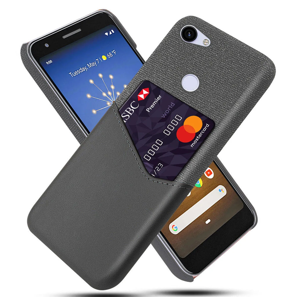 Leather Google Pixel phone case in solid colour with waterproof and drop-resistant protection