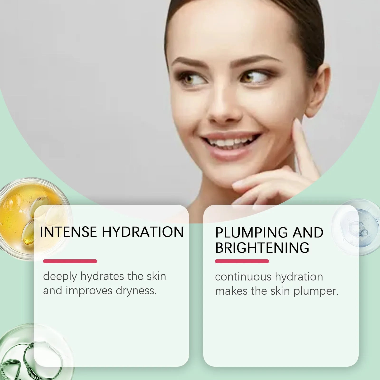 Retinol hydrating face mask with hyaluronic acid and Centella asiatica extract for skincare treatment