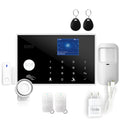 Intelligent WiFi GSM wireless burglar alarm host control unit for home security systems.