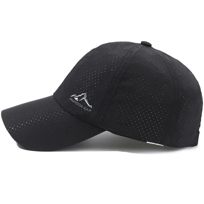 Korean style adjustable baseball cap in Army Green colour with dome crown for summer sun protection.