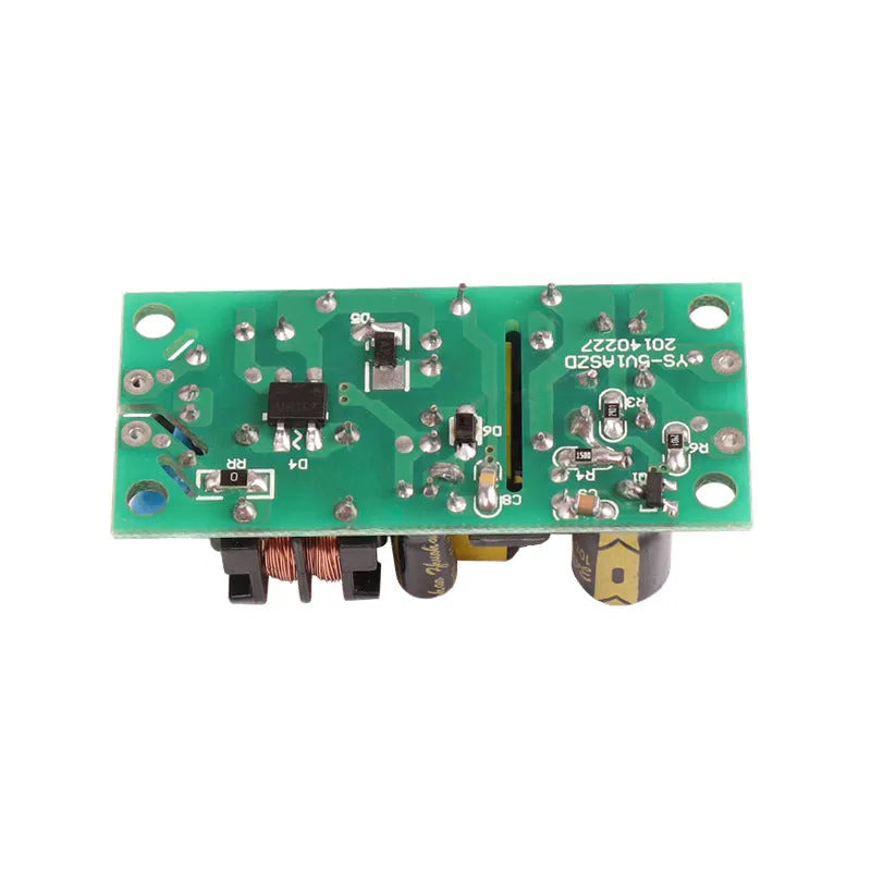 YS-U5S metal switching power supply board module with terminal blocks for AC input and DC output.