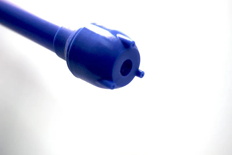 Manual hand pump siphon for fuel oil gasoline transfer in blue or red colours