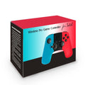 SWH Wireless Nintendo Switch game controller showing buttons, analog sticks, and LED indicators.