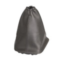 Black leather dust cover for Corolla car gear lever, showing dimensions.