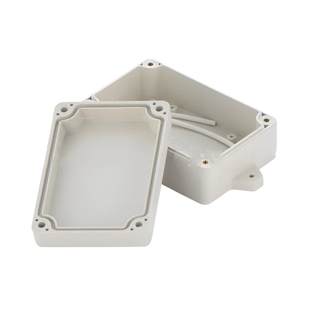F4B-1 model ABS plastic waterproof instrument box for electrical components, dimensions 100mm x 68mm x 40mm.