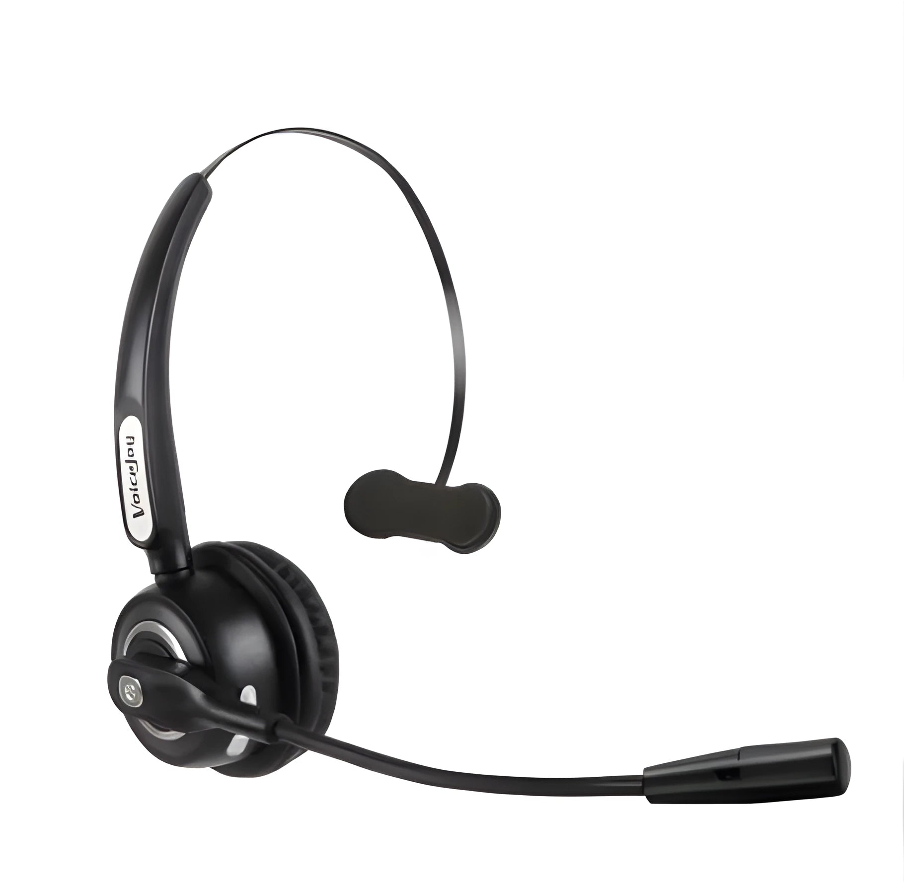 Truck driver Bluetooth headset with noise cancelling microphone for clear calls in noisy environments