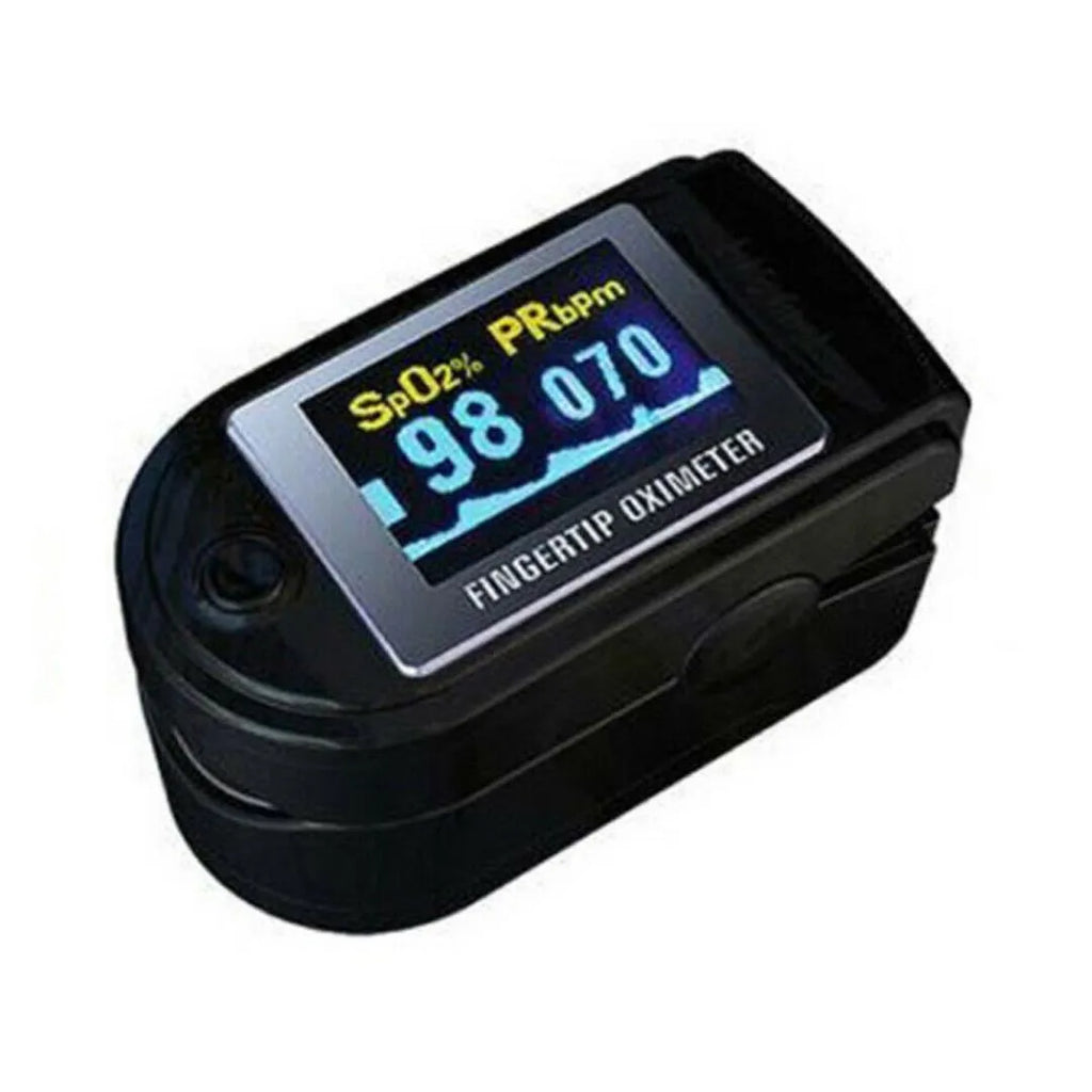 Fingertip pulse oximeter H6 H8 battery powered plastic monitor for oxygen saturation