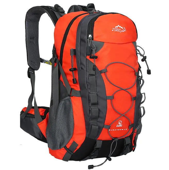 Polyester leisure backpack in green colour with 20-35 litre capacity for outdoor activities