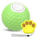 Remote-controlled blue cat ball toy with sound features for interactive feline play