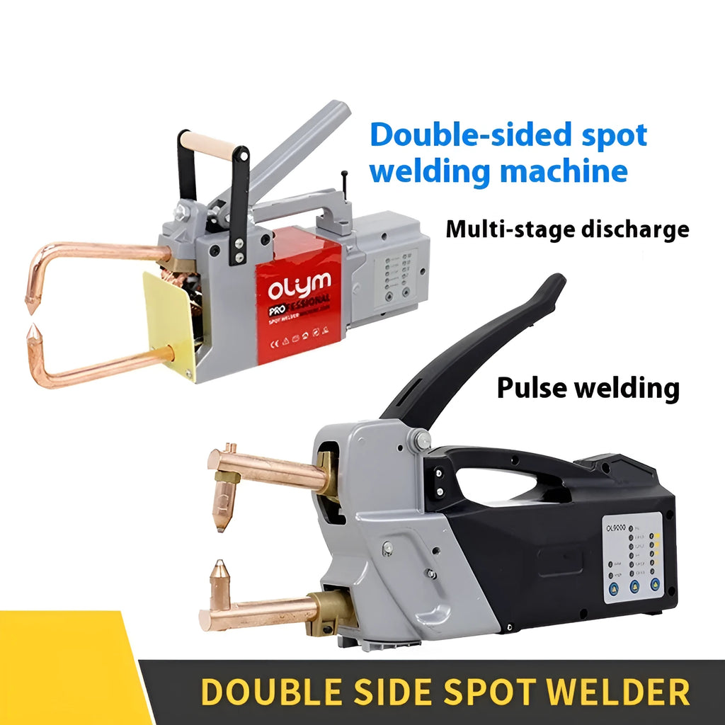 OL8000 manual spot welding machine with double-sided electrodes and welding heads