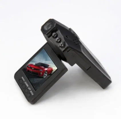 H198 car DVR dash camera with infrared night vision and 2.4-inch screen