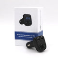HY82 car Bluetooth MP3 player for cigarette lighter socket with hands-free call and USB charging.