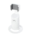 Smartphone gimbal tracking stabiliser with 360-degree rotation and clip mount for mobile phones