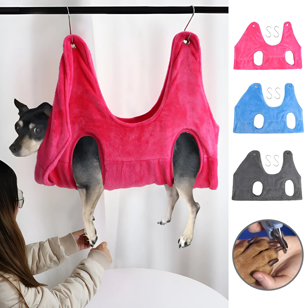 Cloth pet nest for cats and dogs in pink, available in sizes S M L measuring 25cm 30cm 35cm