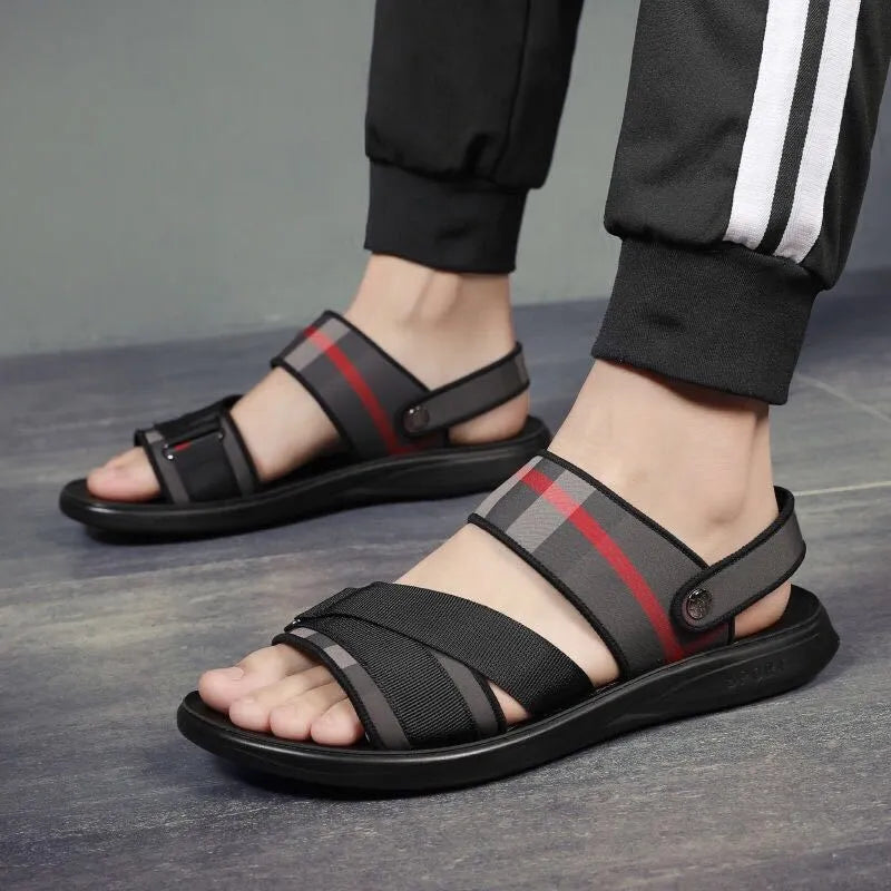 Youth leisure sports sandals with Lycra upper and polyurethane sole in sizes EUR 38 to 44