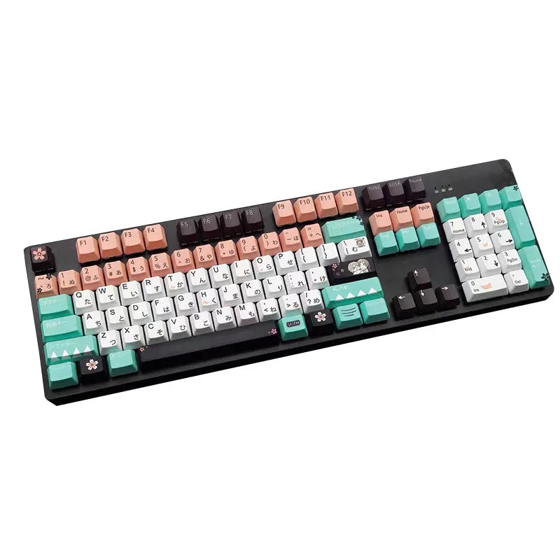 Green plastic keycap for Cherry MX mechanical keyboards with USB wireless connection