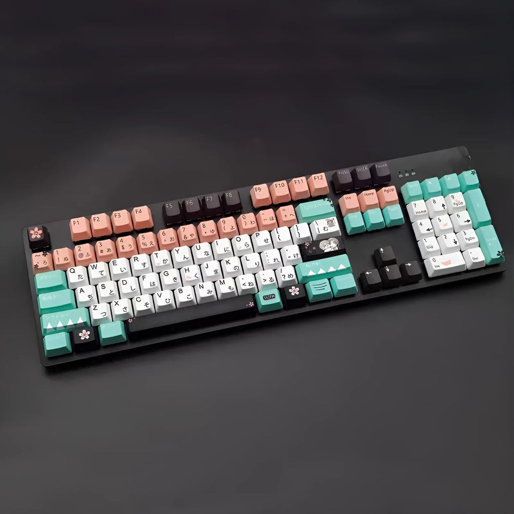 Green plastic keycap for Cherry MX mechanical keyboards with USB wireless connection