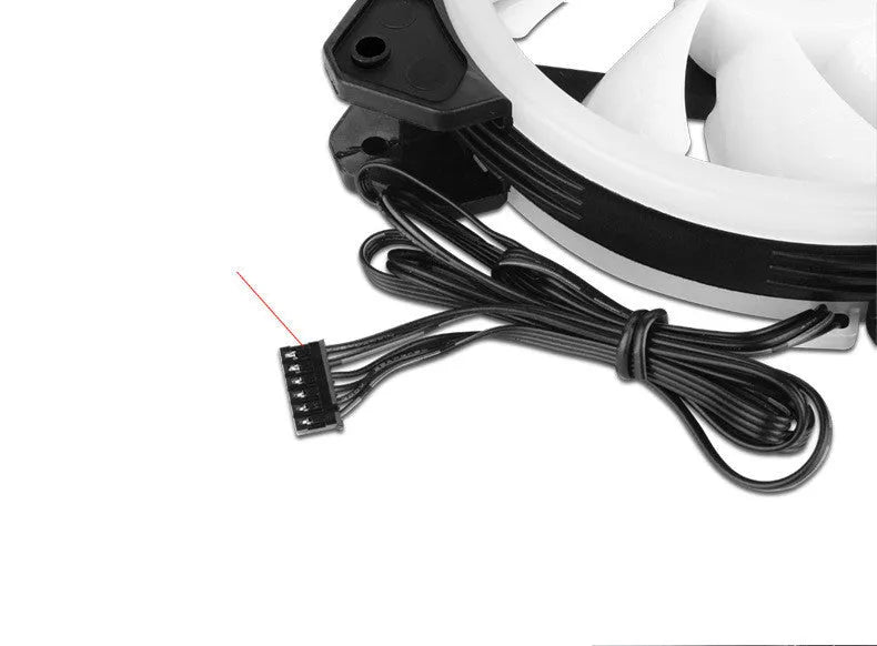 12cm camouflage pattern RGB chassis cooling fan with colour changing LEDs and hydraulic bearing