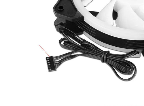 12cm camouflage pattern RGB chassis cooling fan with colour changing LEDs and hydraulic bearing