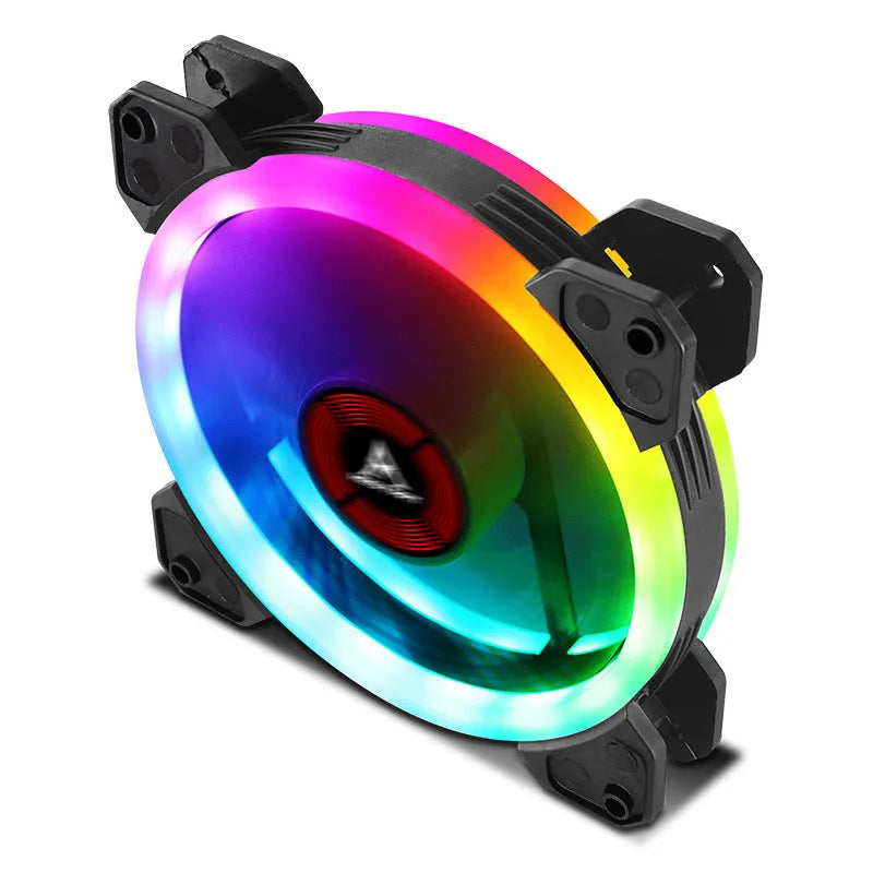 12cm camouflage pattern RGB chassis cooling fan with colour changing LEDs and hydraulic bearing