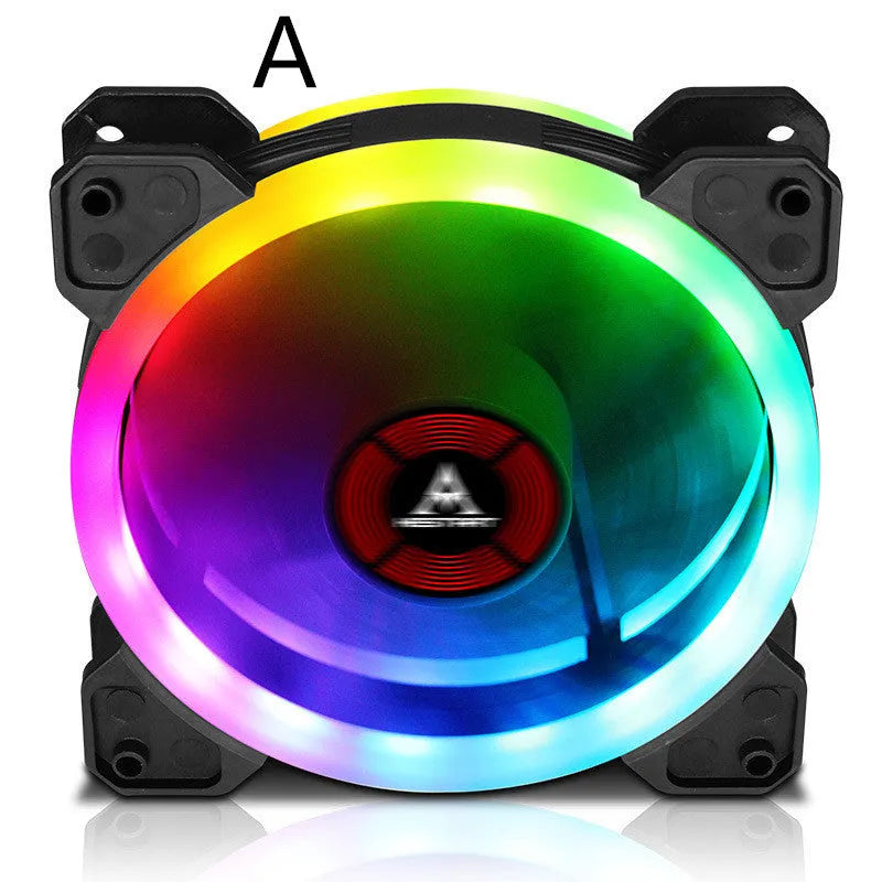 12cm camouflage pattern RGB chassis cooling fan with colour changing LEDs and hydraulic bearing