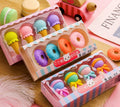 Cartoon eraser gift set for kindergarten children with ice cream, donut, and lollipop designs