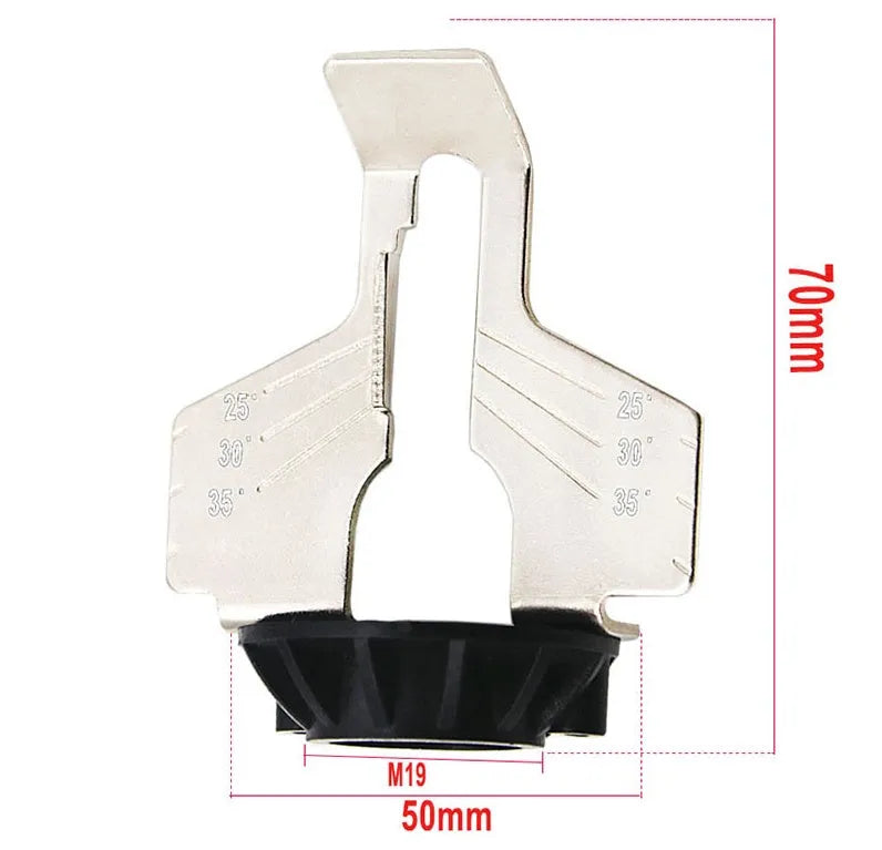 Electric grinding chain sharpening accessory set with high speed steel attachment, polishing tools, and ruler