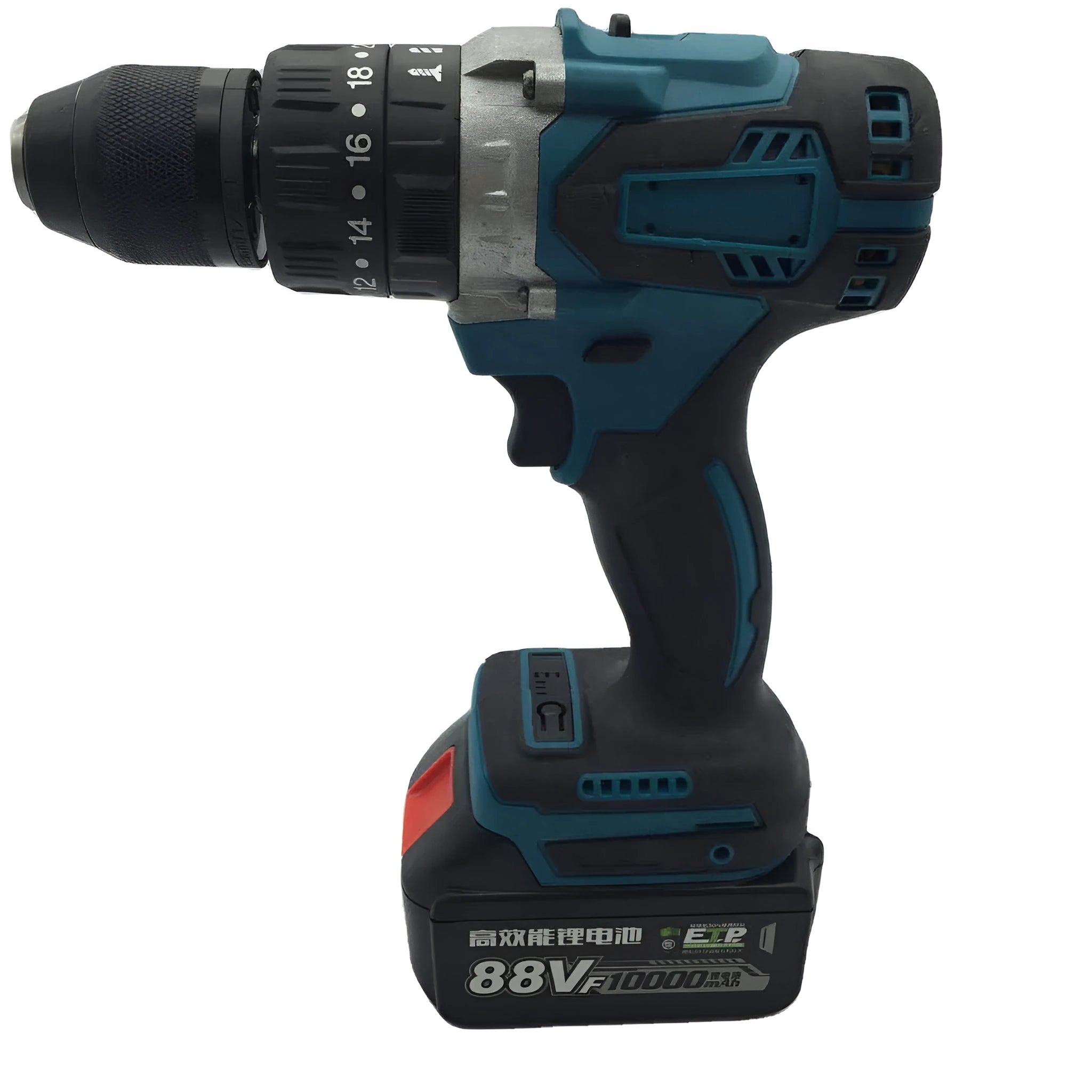 21V cordless multifunctional impact drill and electric screwdriver with 13mm chuck