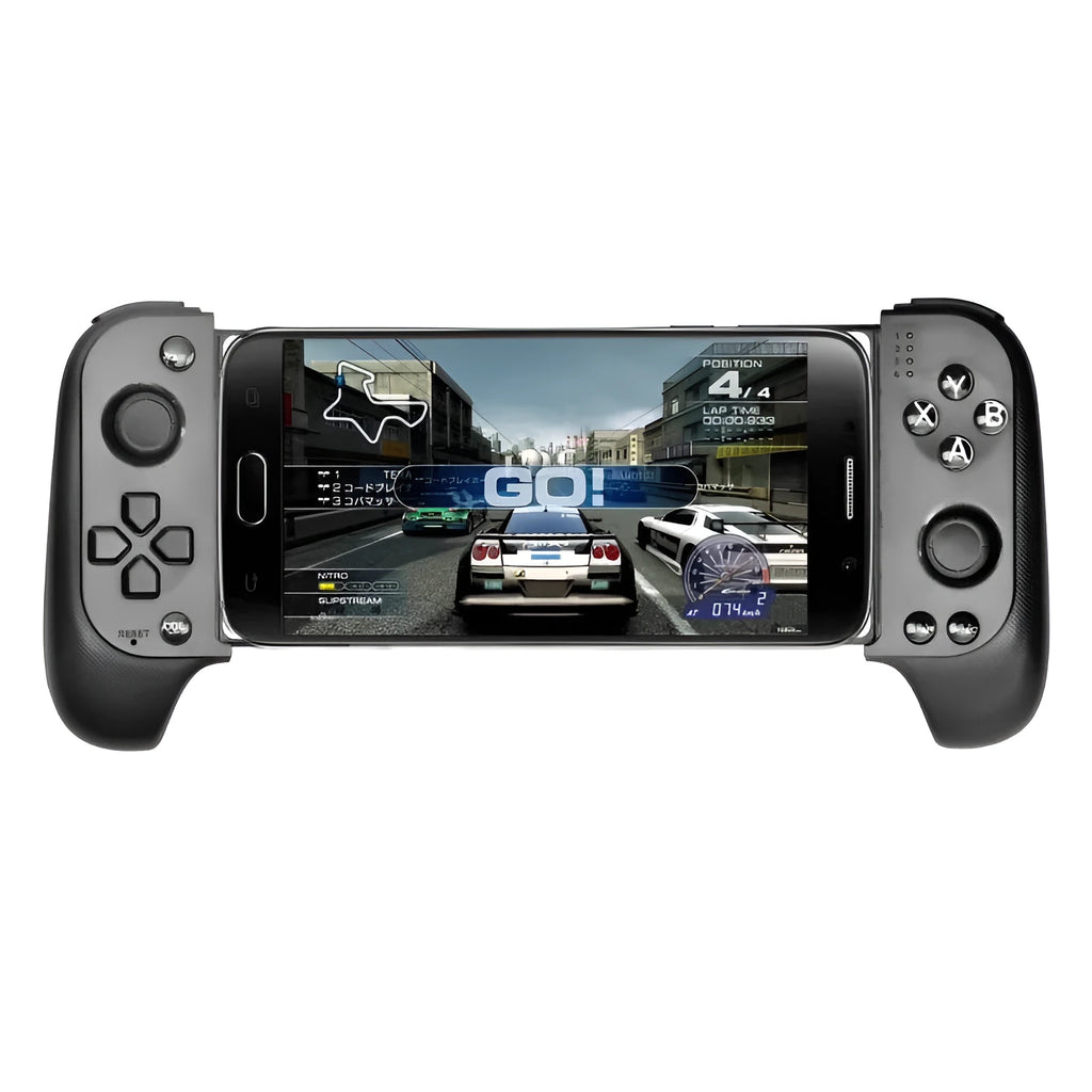 Cytec wireless Bluetooth telescopic game controller for mobile phones in black or red-blue colours