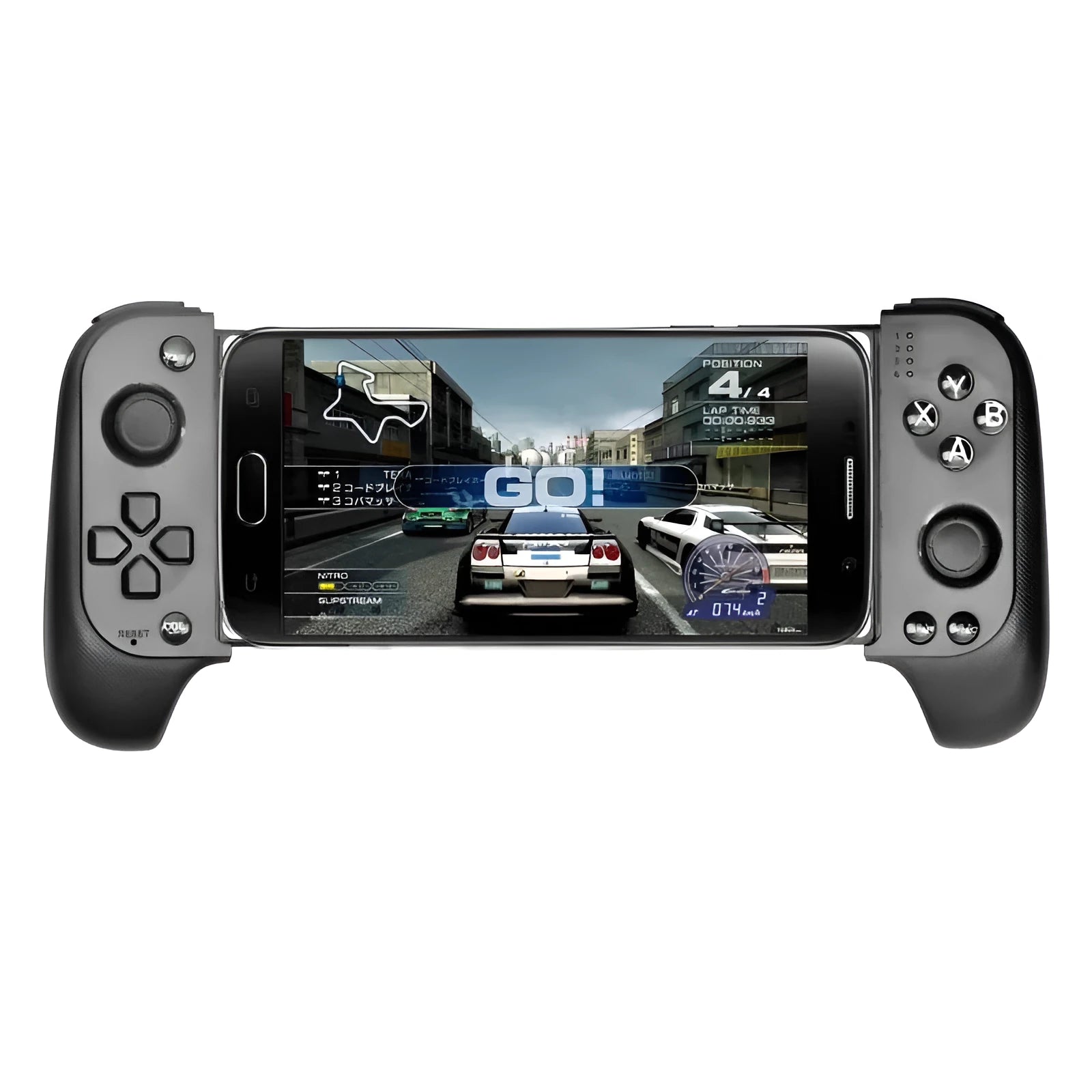 Cytec wireless Bluetooth telescopic game controller for mobile phones in black or red-blue colours