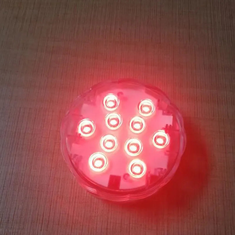 Waterproof remote control decorative diving light with LED beads for pools and fish tanks
