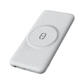 Maiduo MagSafe magnetic wireless charging power bank in mint green colour showing dimensions
