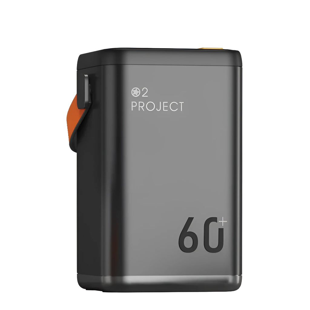 Outdoor mobile power bank with 60000mAh capacity in grey, pink, blue, or white colours