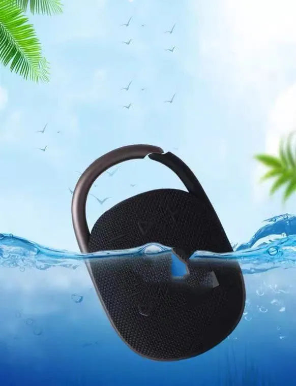 Small portable Bluetooth speaker in choice of colours: pink, blue, black, red, silver grey, green.