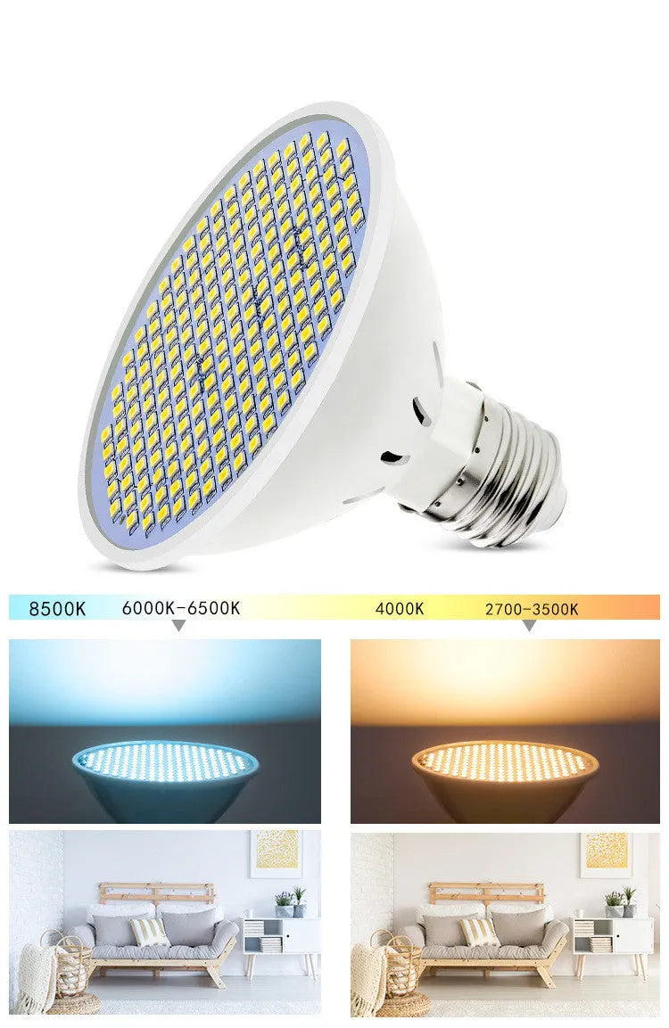 E27 LED lamp cup bulb for household lighting with warm white and cool white options