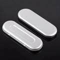 Rectangular tinplate cosmetic box 175x60x18mm frosted iron offset printing for pen storage